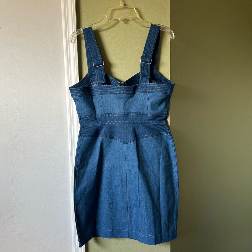 NWT Betsey Johnson Denim Dress - Picture 5 of 8